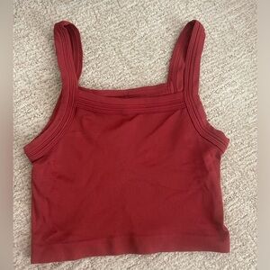 Out from under cropped top